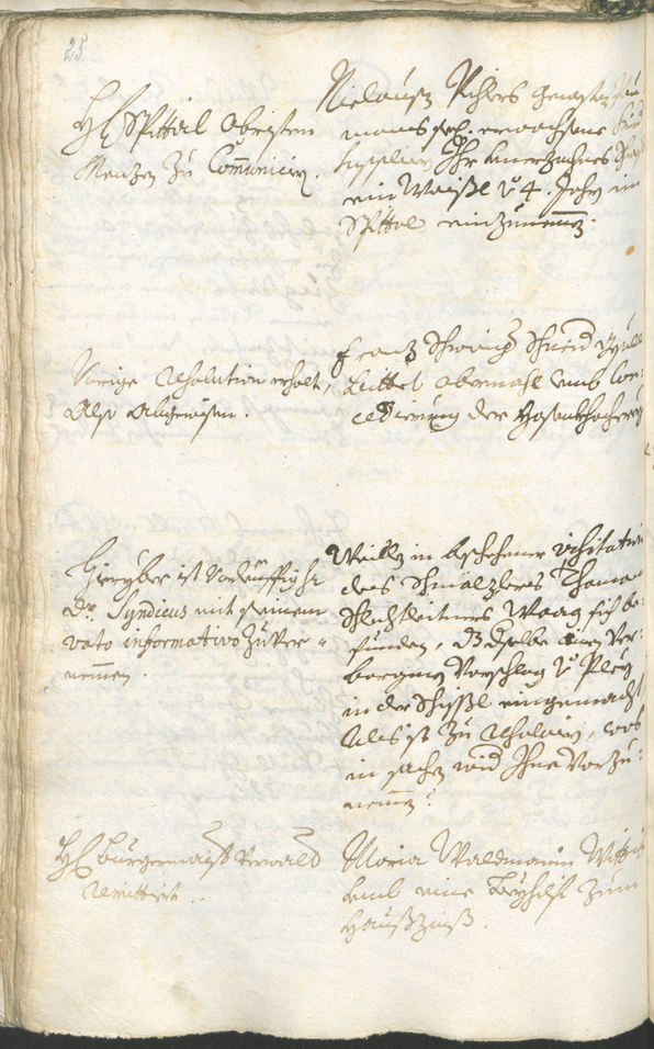 Stadtarchiv Bozen - BOhisto Ratsprotokoll 1723/26 