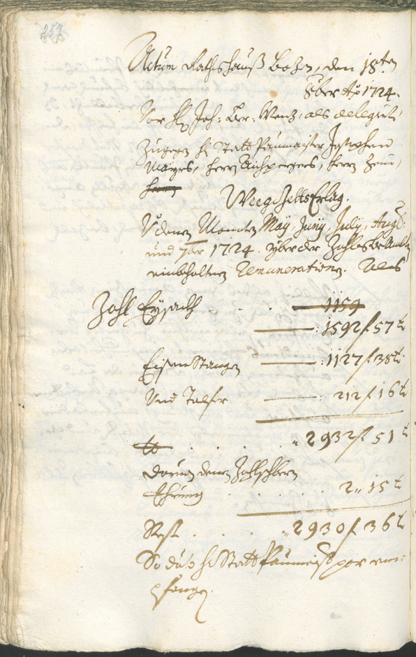 Civic Archives of Bozen-Bolzano - BOhisto Ratsprotokoll 1723/26 