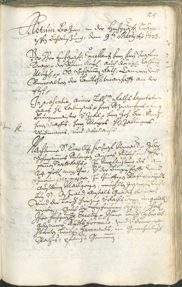 Civic Archives of Bozen-Bolzano - BOhisto Ratsprotokoll 1723/26 