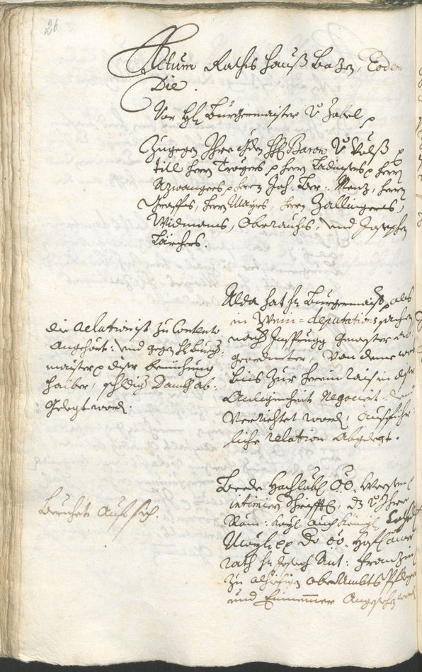 Archivio Storico della Città di Bolzano - BOhisto protocollo consiliare 1723/26 