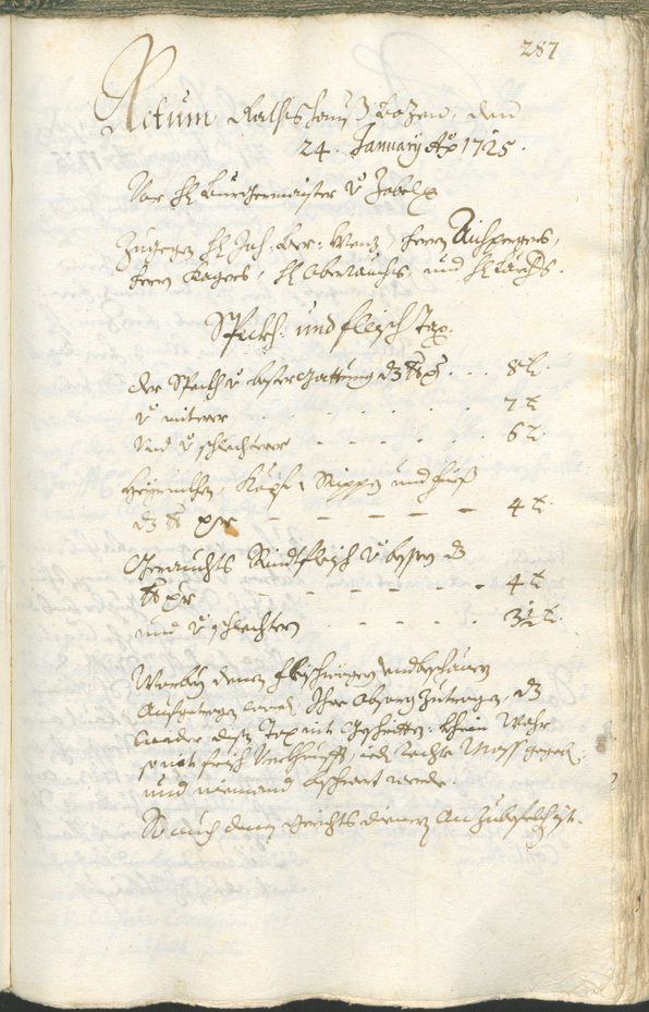 Stadtarchiv Bozen - BOhisto Ratsprotokoll 1723/26 