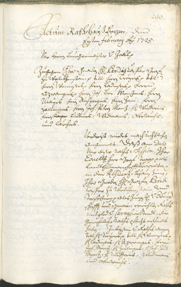 Archivio Storico della Città di Bolzano - BOhisto protocollo consiliare 1723/26 