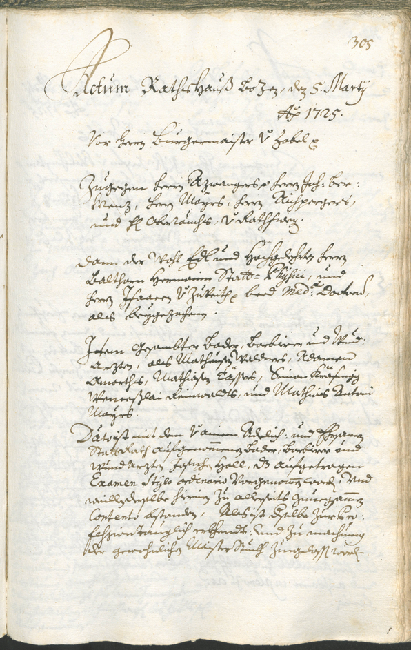 Civic Archives of Bozen-Bolzano - BOhisto Ratsprotokoll 1723/26 