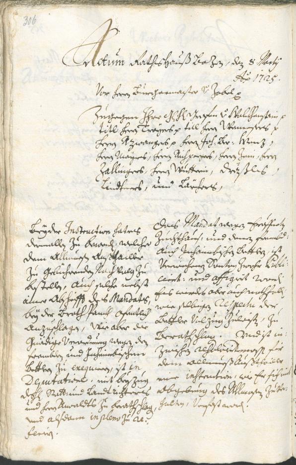 Archivio Storico della Città di Bolzano - BOhisto protocollo consiliare 1723/26 