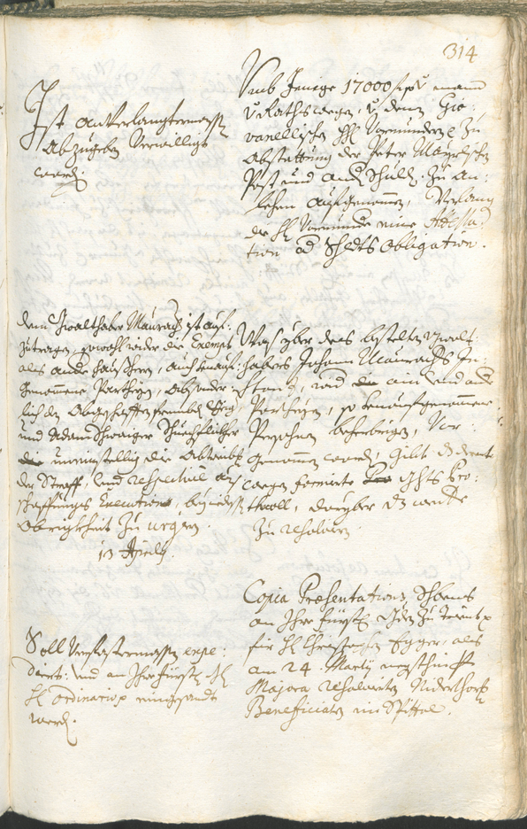 Archivio Storico della Città di Bolzano - BOhisto protocollo consiliare 1723/26 