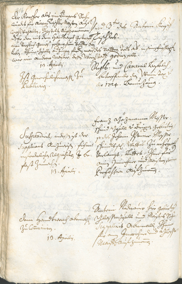 Civic Archives of Bozen-Bolzano - BOhisto Ratsprotokoll 1723/26 