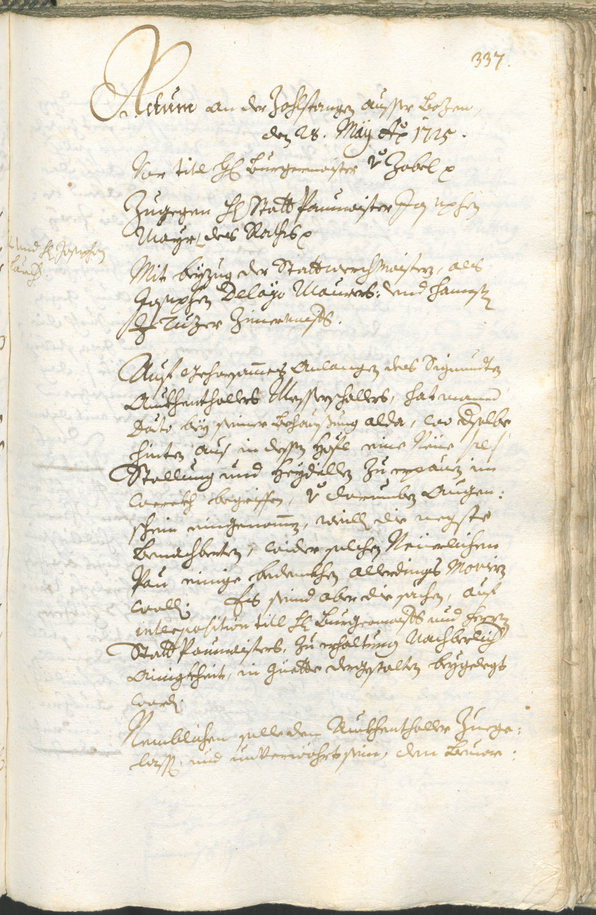 Civic Archives of Bozen-Bolzano - BOhisto Ratsprotokoll 1723/26 