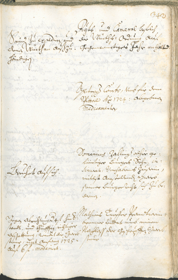 Civic Archives of Bozen-Bolzano - BOhisto Ratsprotokoll 1723/26 