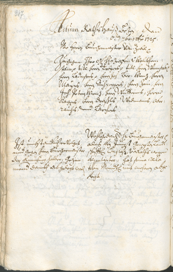 Civic Archives of Bozen-Bolzano - BOhisto Ratsprotokoll 1723/26 