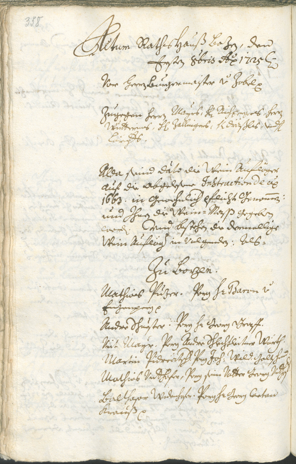 Civic Archives of Bozen-Bolzano - BOhisto Ratsprotokoll 1723/26 