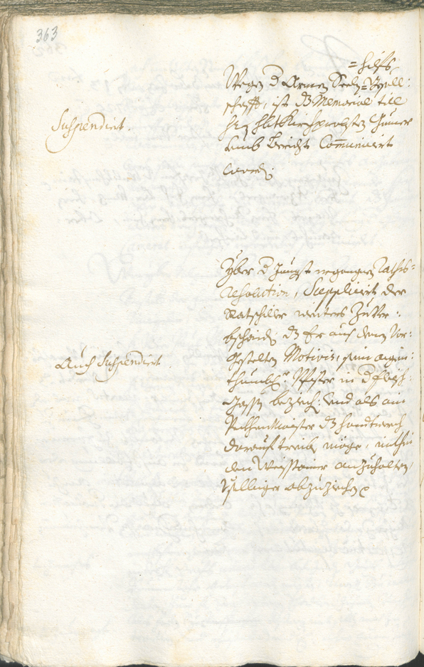 Stadtarchiv Bozen - BOhisto Ratsprotokoll 1723/26 