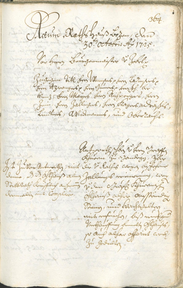 Archivio Storico della Città di Bolzano - BOhisto protocollo consiliare 1723/26 