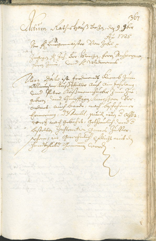 Civic Archives of Bozen-Bolzano - BOhisto Ratsprotokoll 1723/26 