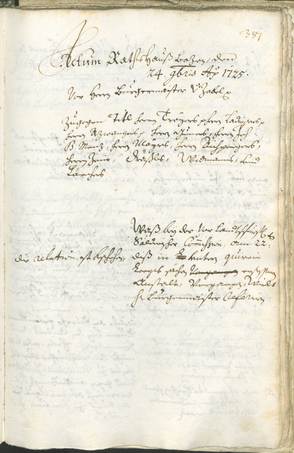 Civic Archives of Bozen-Bolzano - BOhisto Ratsprotokoll 1723/26 