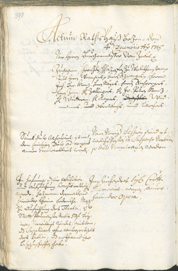 Archivio Storico della Città di Bolzano - BOhisto protocollo consiliare 1723/26 