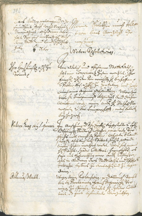 Civic Archives of Bozen-Bolzano - BOhisto Ratsprotokoll 1723/26 