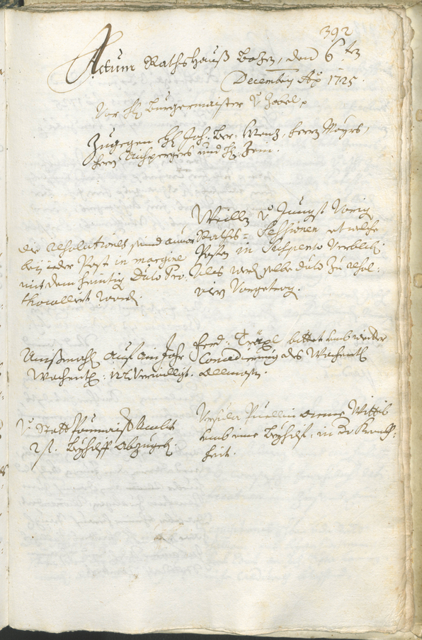 Civic Archives of Bozen-Bolzano - BOhisto Ratsprotokoll 1723/26 