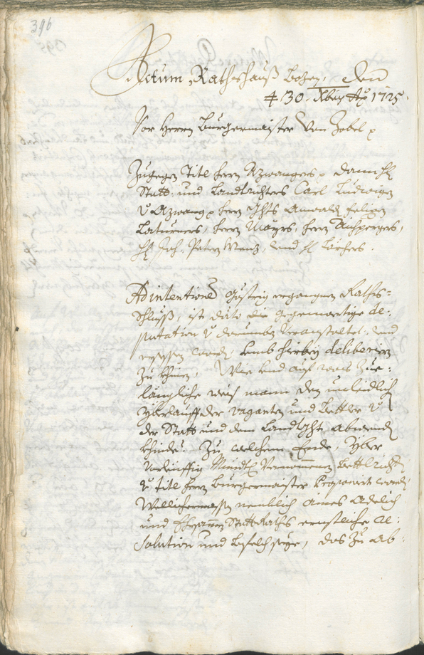 Civic Archives of Bozen-Bolzano - BOhisto Ratsprotokoll 1723/26 