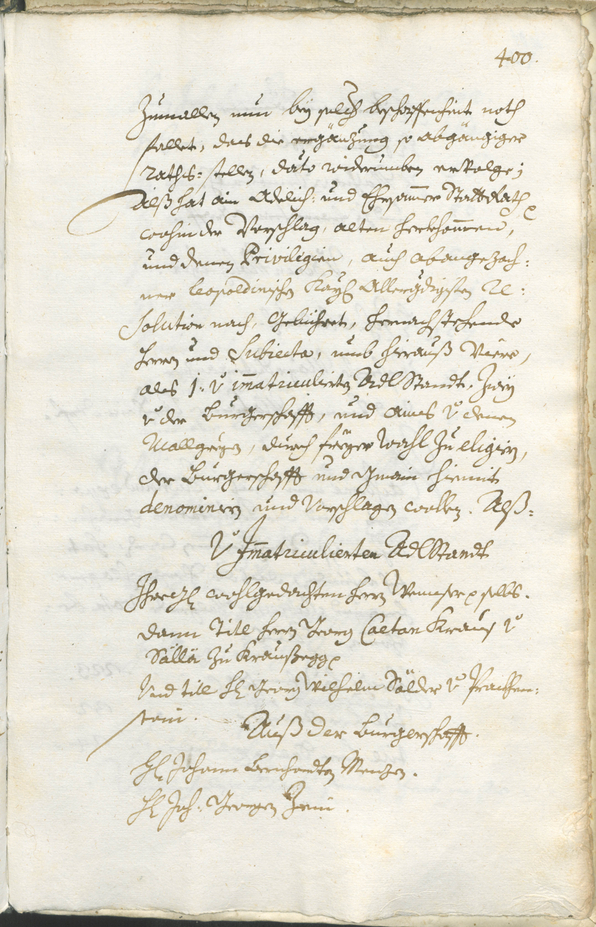 Stadtarchiv Bozen - BOhisto Ratsprotokoll 1723/26 