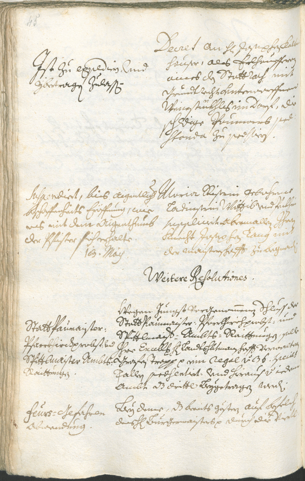 Civic Archives of Bozen-Bolzano - BOhisto Ratsprotokoll 1723/26 