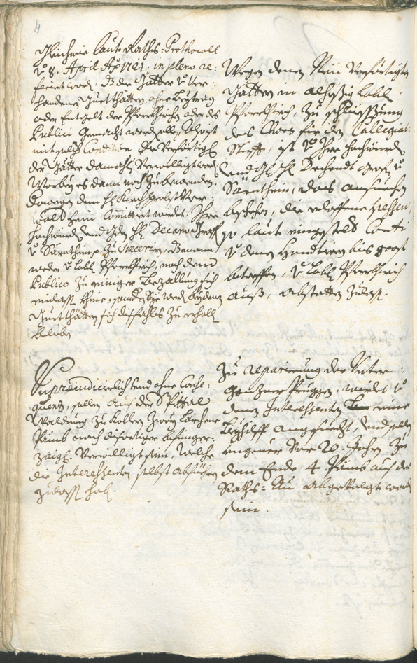 Civic Archives of Bozen-Bolzano - BOhisto Ratsprotokoll 1723/26 