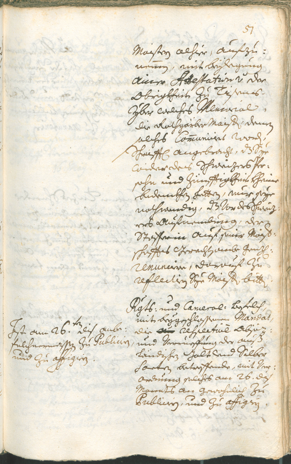 Stadtarchiv Bozen - BOhisto Ratsprotokoll 1726/29 