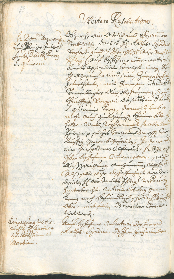 Civic Archives of Bozen-Bolzano - BOhisto Ratsprotokoll 1726/29 