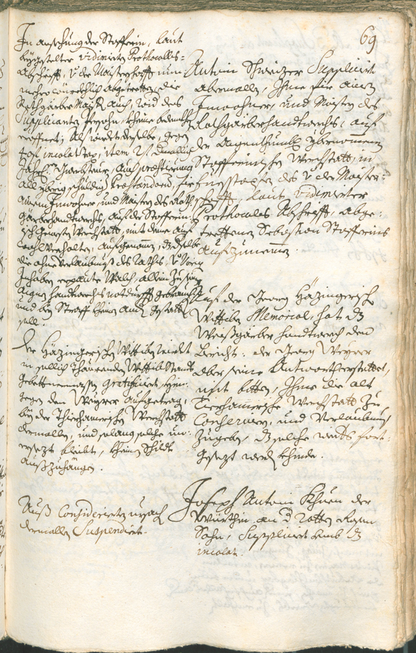 Stadtarchiv Bozen - BOhisto Ratsprotokoll 1726/29 