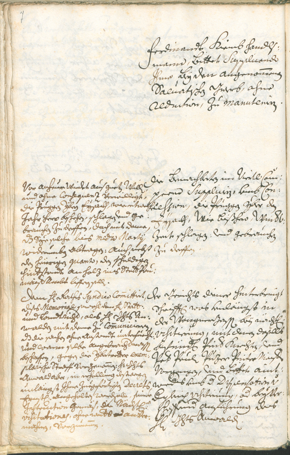 Civic Archives of Bozen-Bolzano - BOhisto Ratsprotokoll 1726/29 