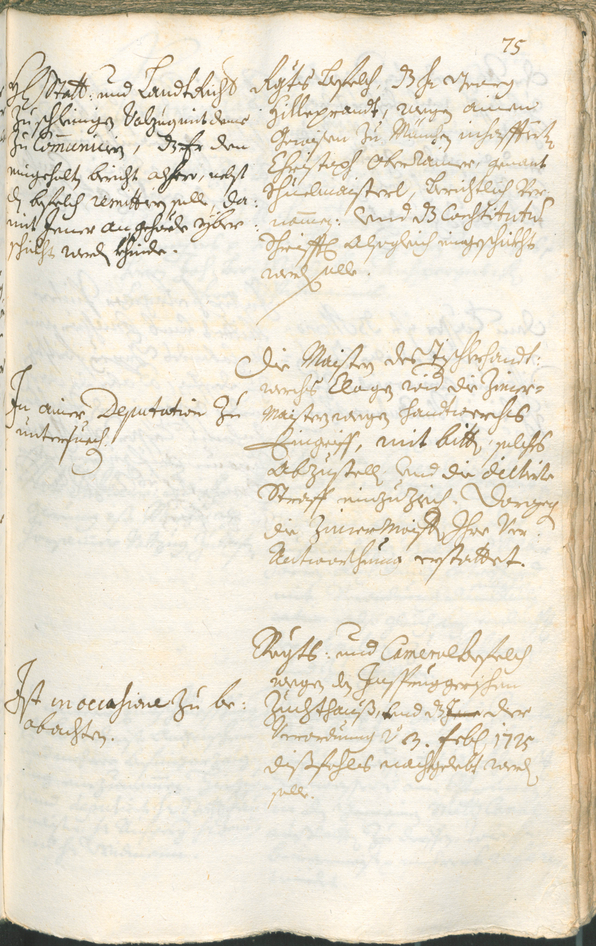 Civic Archives of Bozen-Bolzano - BOhisto Ratsprotokoll 1726/29 