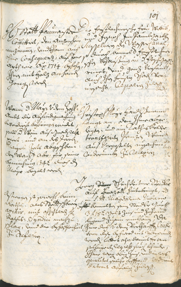 Civic Archives of Bozen-Bolzano - BOhisto Ratsprotokoll 1726/29 