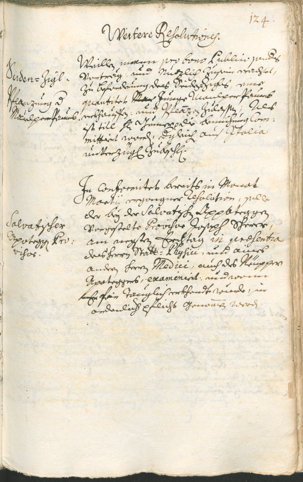 Archivio Storico della Città di Bolzano - BOhisto protocollo consiliare 1726/29 