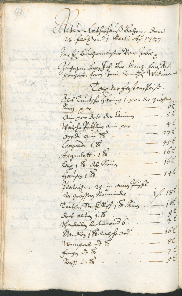 Civic Archives of Bozen-Bolzano - BOhisto Ratsprotokoll 1726/29 