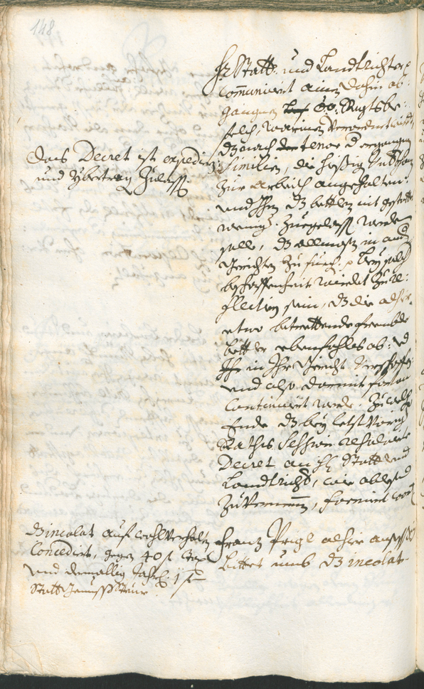 Stadtarchiv Bozen - BOhisto Ratsprotokoll 1726/29 