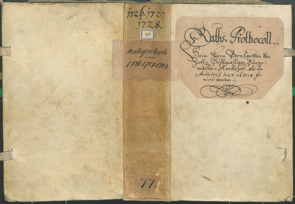 Civic Archives of Bozen-Bolzano - BOhisto Ratsprotokoll 1726/29 