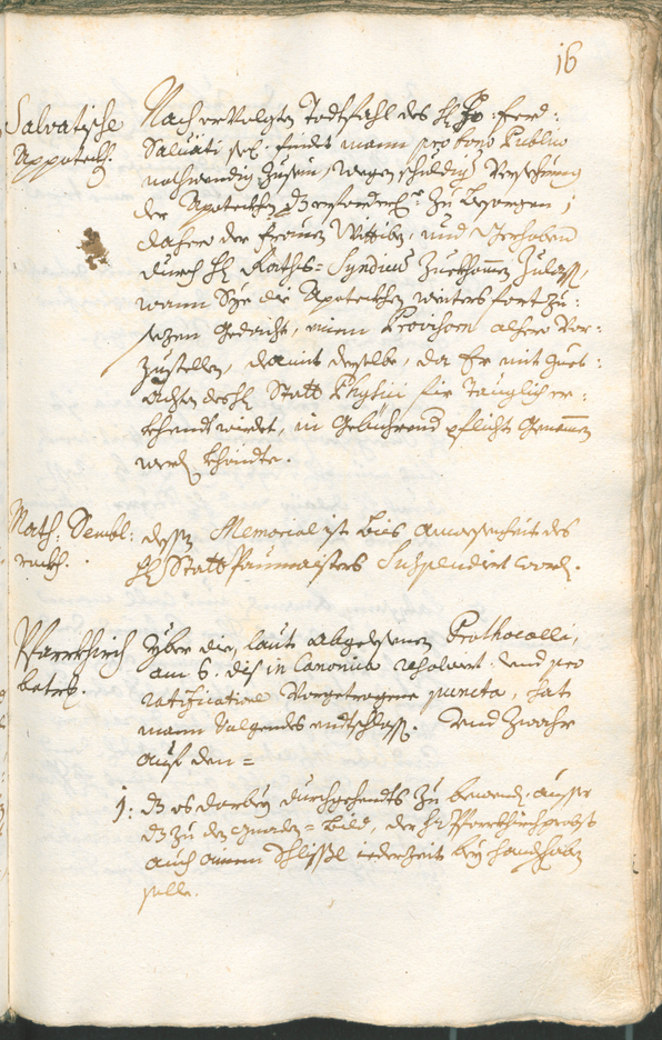 Archivio Storico della Città di Bolzano - BOhisto protocollo consiliare 1726/29 