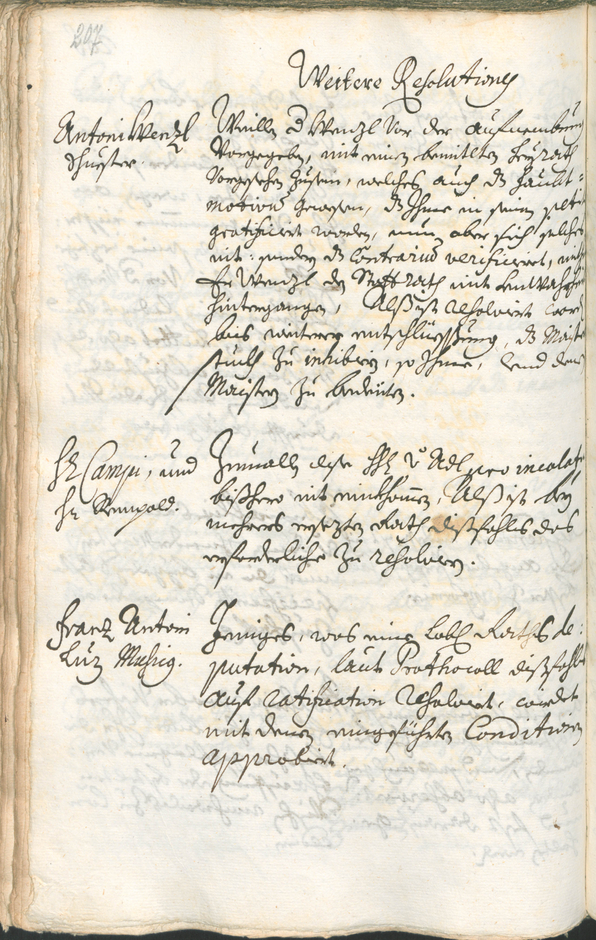 Civic Archives of Bozen-Bolzano - BOhisto Ratsprotokoll 1726/29 