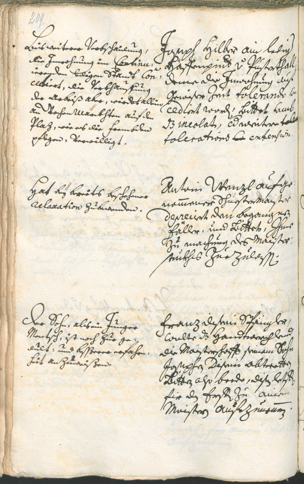 Stadtarchiv Bozen - BOhisto Ratsprotokoll 1726/29 