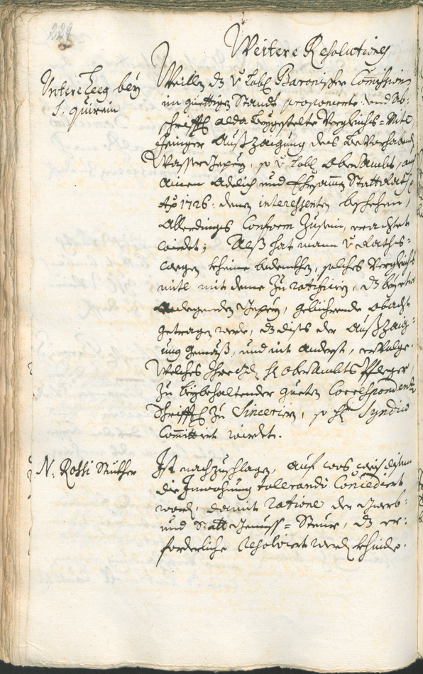 Civic Archives of Bozen-Bolzano - BOhisto Ratsprotokoll 1726/29 