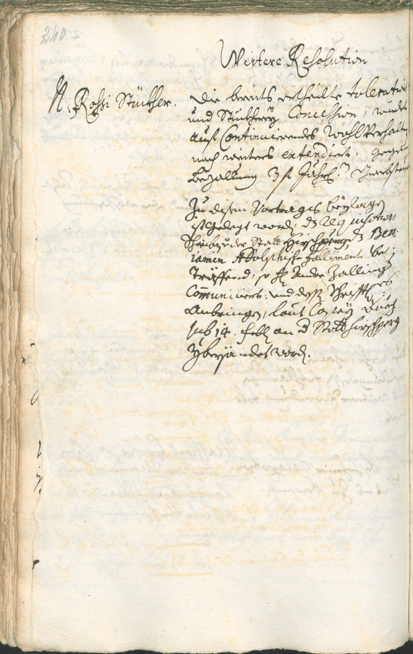 Civic Archives of Bozen-Bolzano - BOhisto Ratsprotokoll 1726/29 