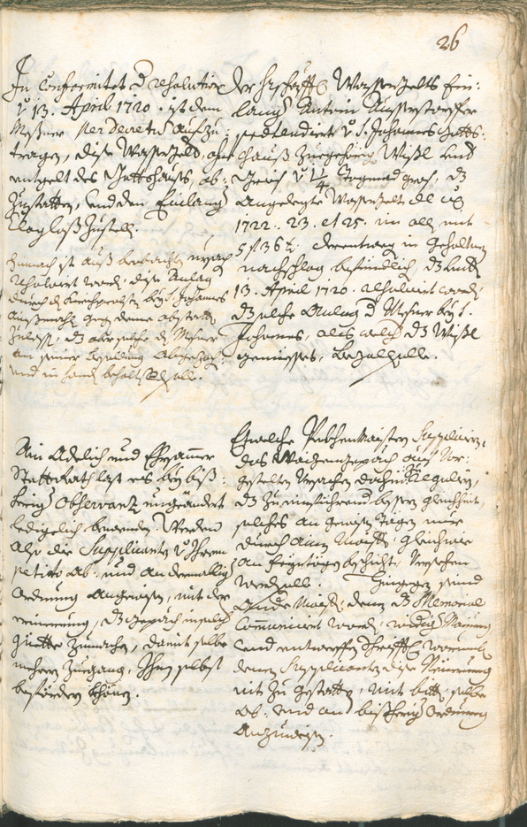 Stadtarchiv Bozen - BOhisto Ratsprotokoll 1726/29 