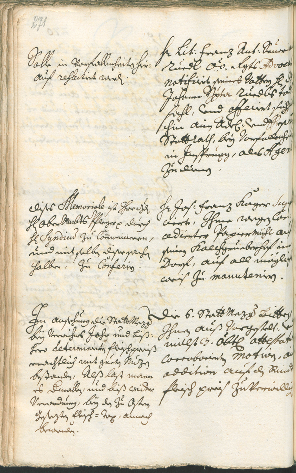 Stadtarchiv Bozen - BOhisto Ratsprotokoll 1726/29 