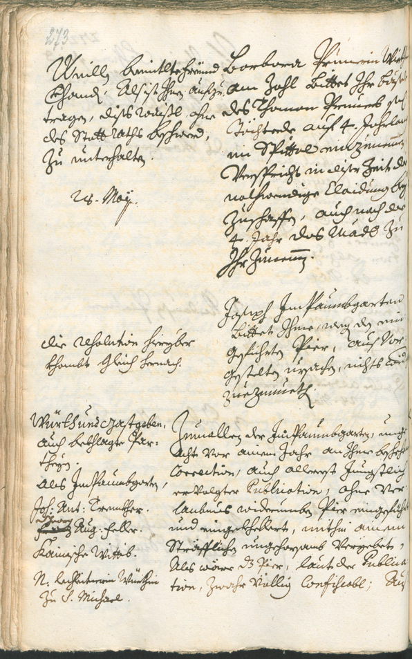 Civic Archives of Bozen-Bolzano - BOhisto Ratsprotokoll 1726/29 