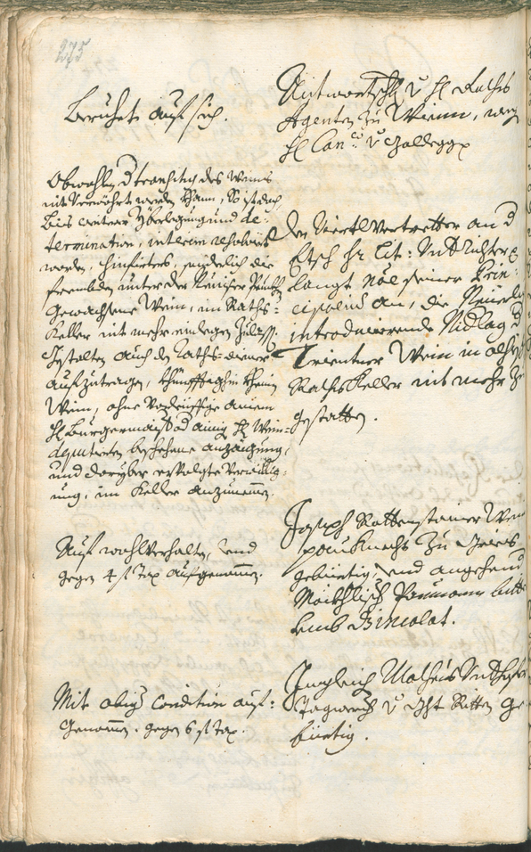 Stadtarchiv Bozen - BOhisto Ratsprotokoll 1726/29 