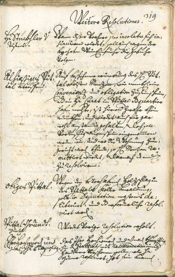 Civic Archives of Bozen-Bolzano - BOhisto Ratsprotokoll 1726/29 