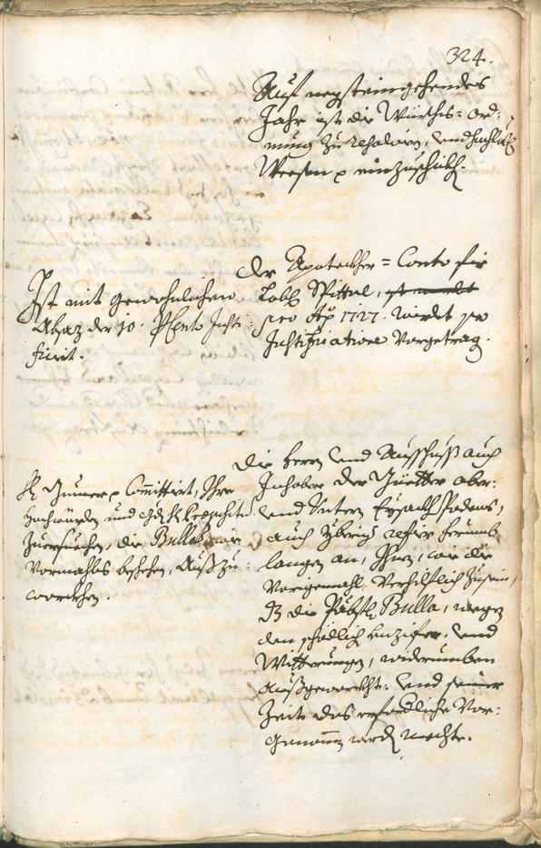 Stadtarchiv Bozen - BOhisto Ratsprotokoll 1726/29 