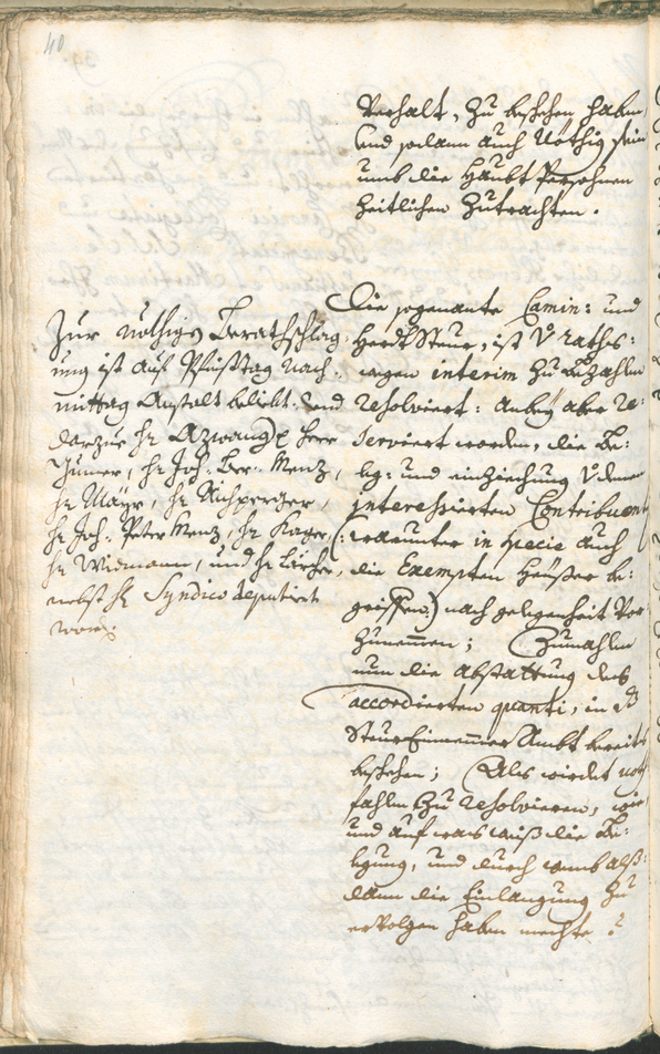 Civic Archives of Bozen-Bolzano - BOhisto Ratsprotokoll 1726/29 