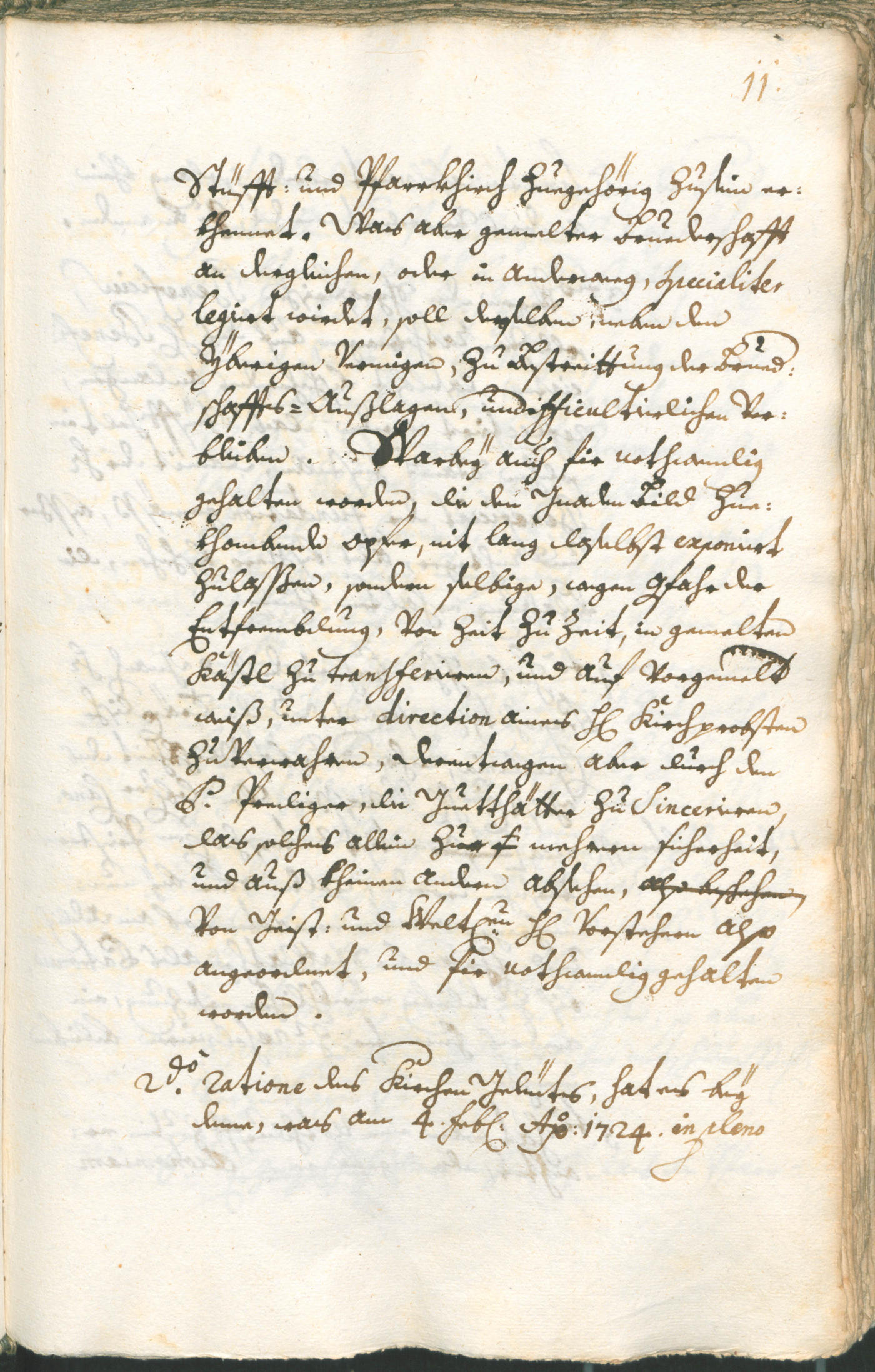 Stadtarchiv Bozen - BOhisto Ratsprotokoll 1726/29 