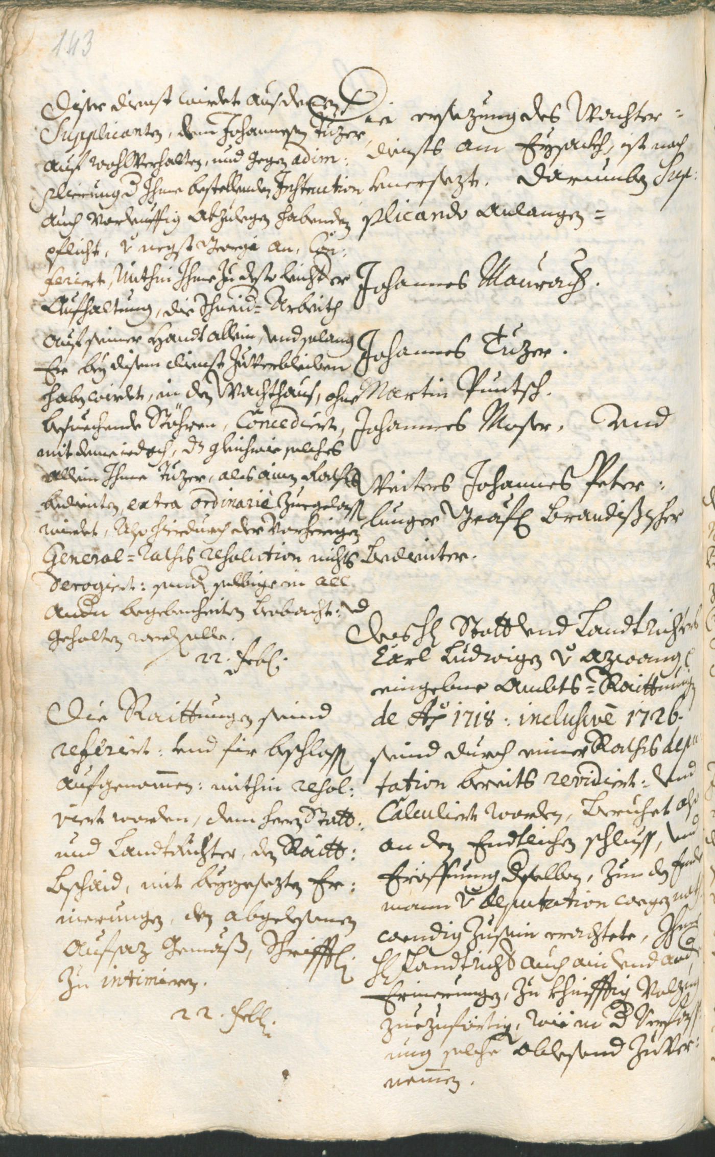 Civic Archives of Bozen-Bolzano - BOhisto Ratsprotokoll 1726/29 