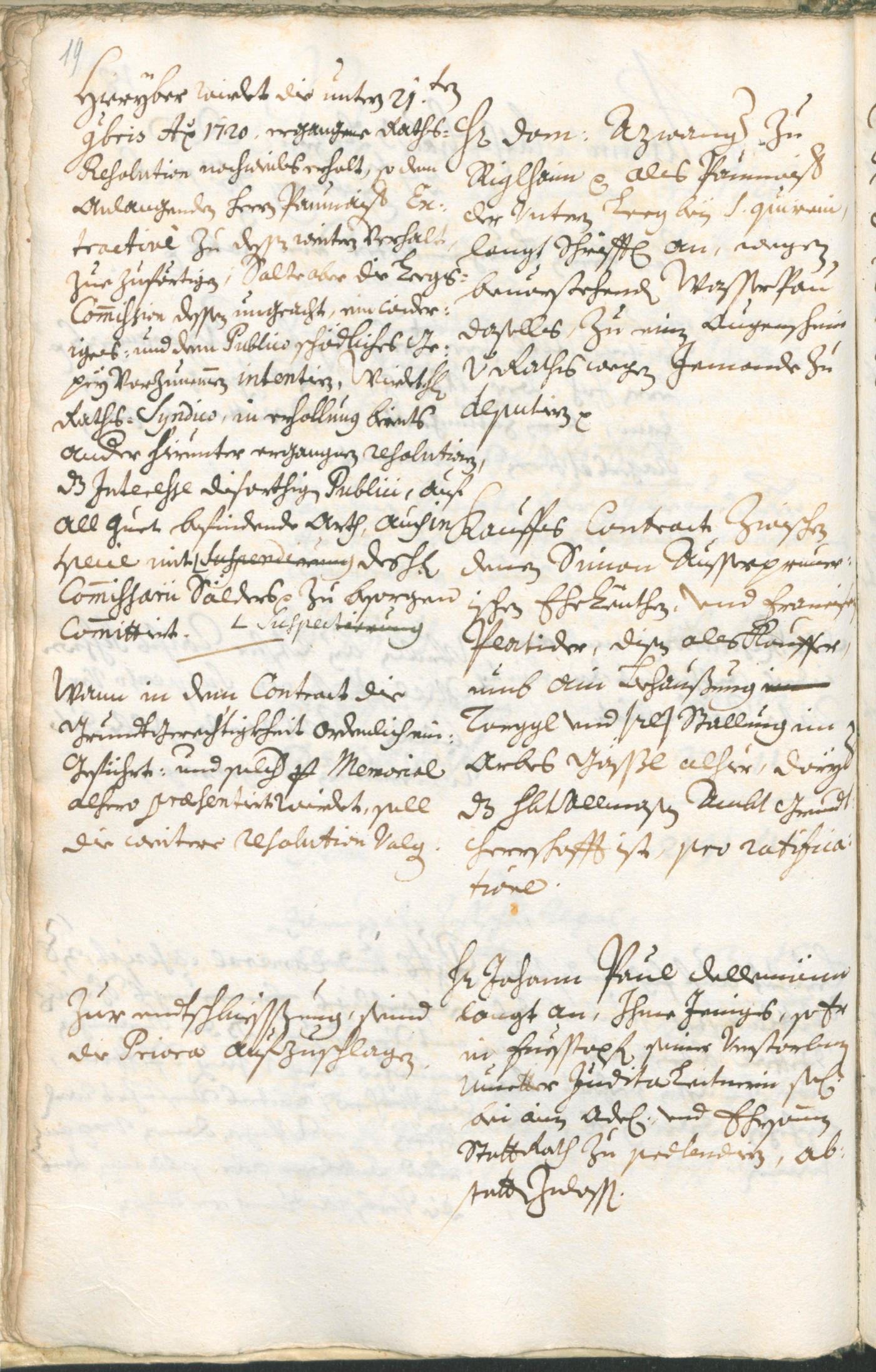 Civic Archives of Bozen-Bolzano - BOhisto Ratsprotokoll 1726/29 